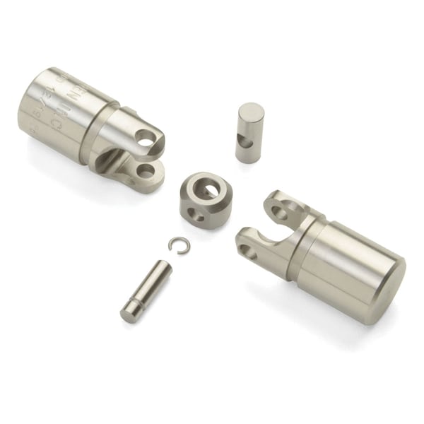 Single U-Joint Kit, Machinable, 1.495" (38.0 mm) OD, Stainless